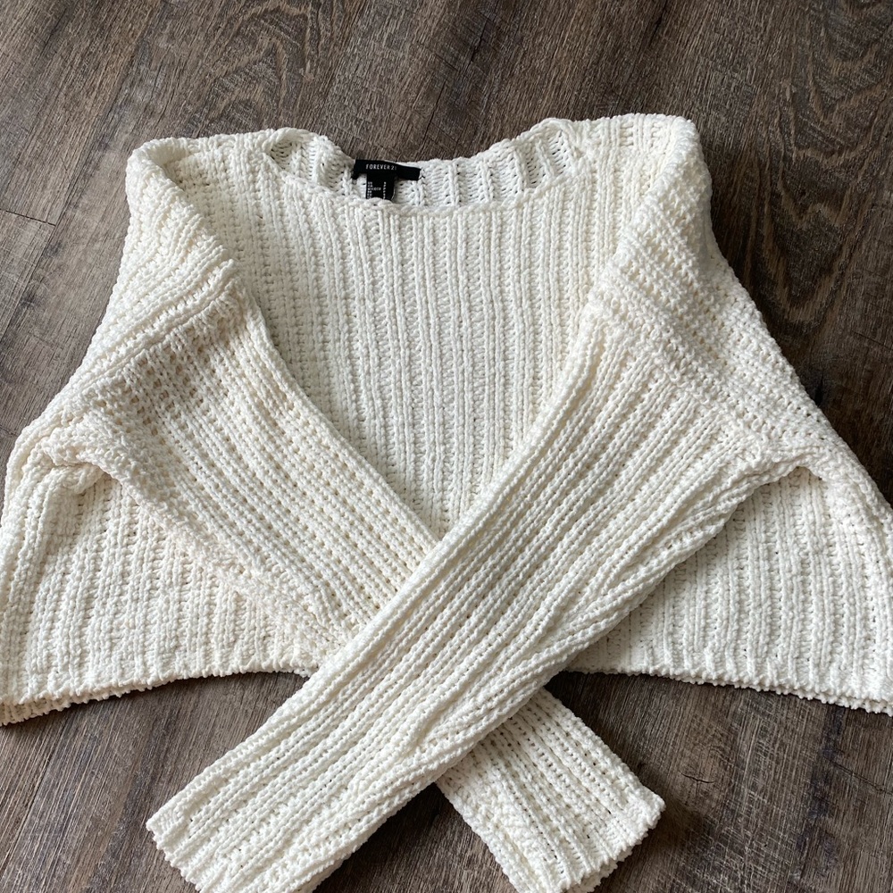 F21 Cropped Sweater